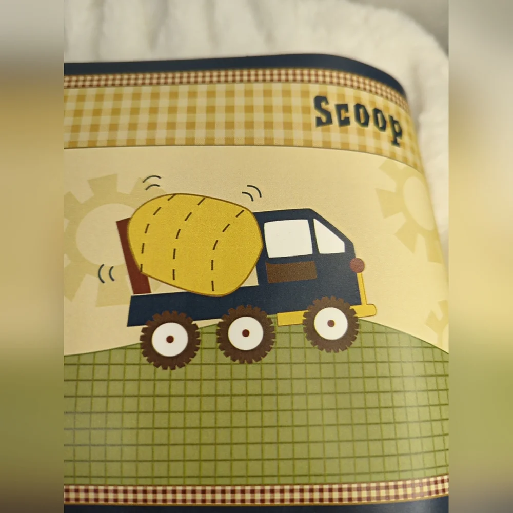 Vintage Construction Vehicle Wallpaper Boarder 26 Feet X‎ 6 Inches